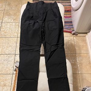 High waisted trousers